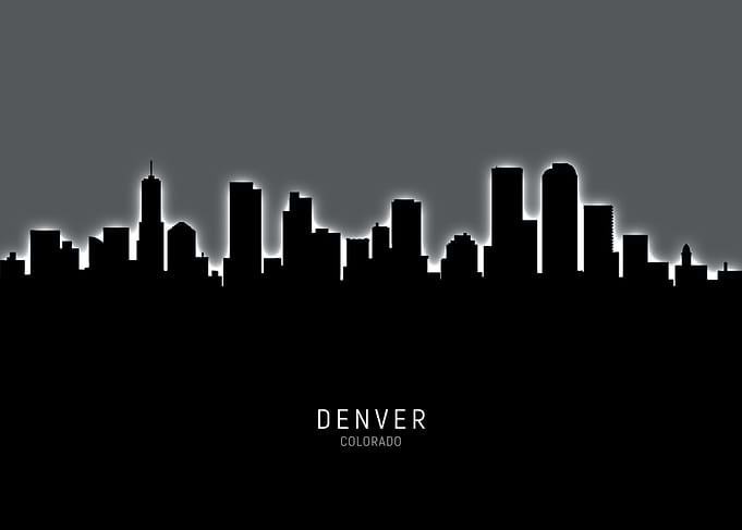 Denver Colorado Skyline