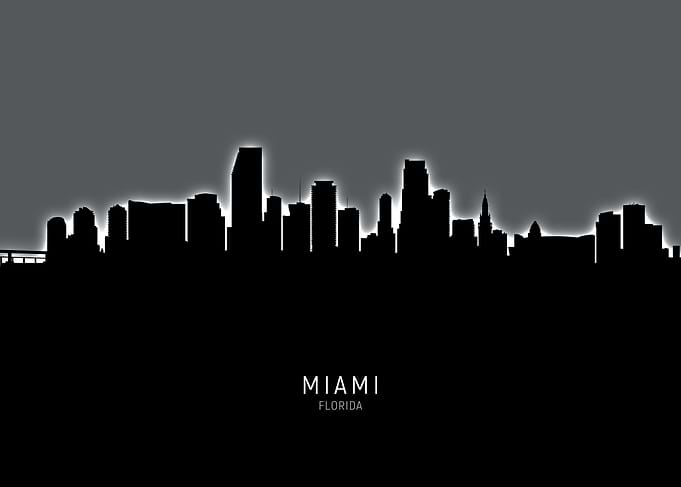 Miami Florida Skyline