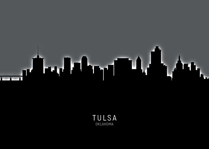 Tulsa Oklahoma Skyline
