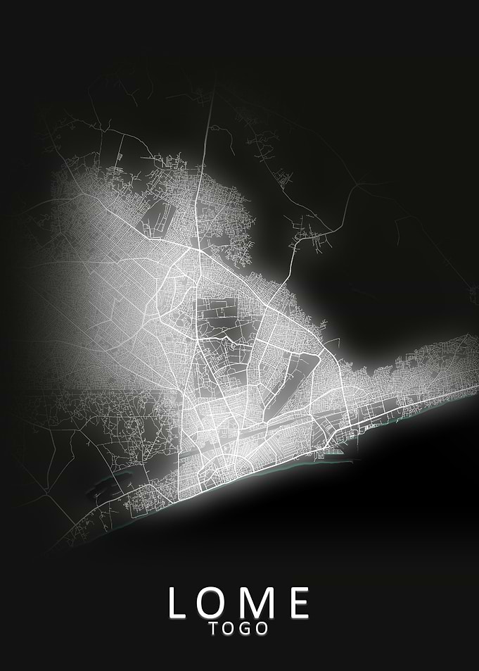 Lome Togo City Map