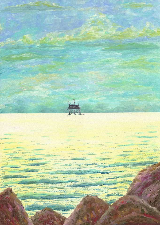 Oil Rig In The Sea 2