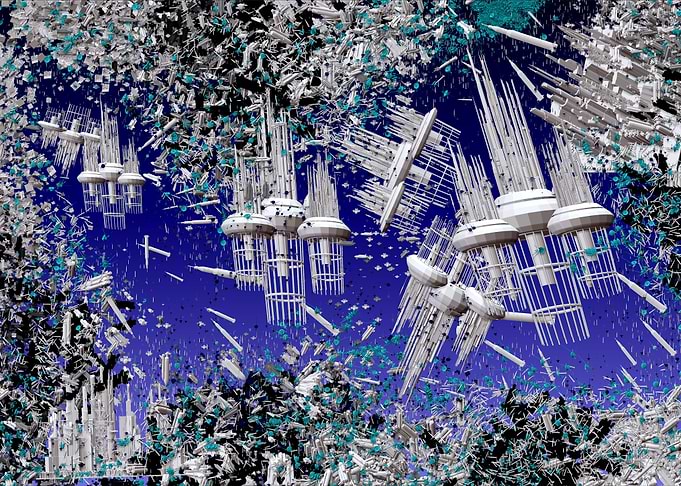 Space Life Blue