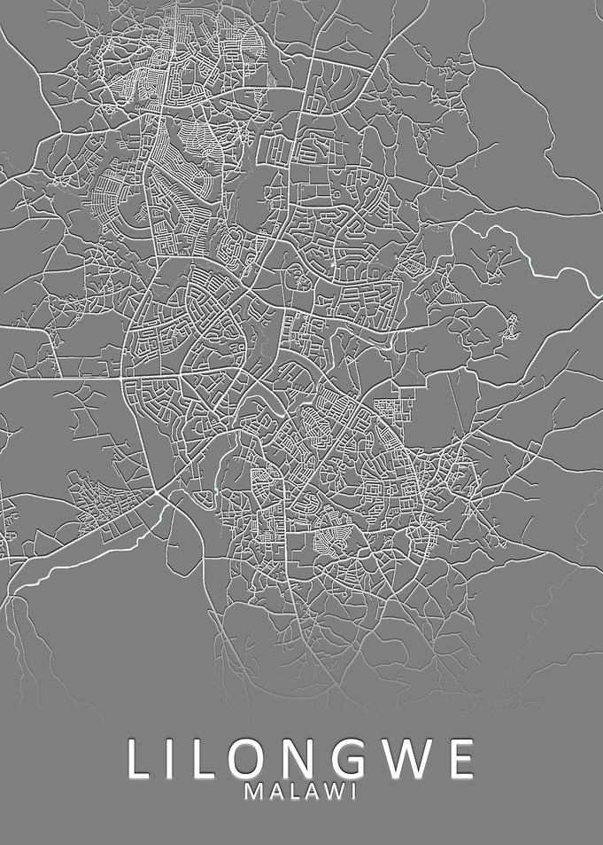 Lilongwe Malawi City Map