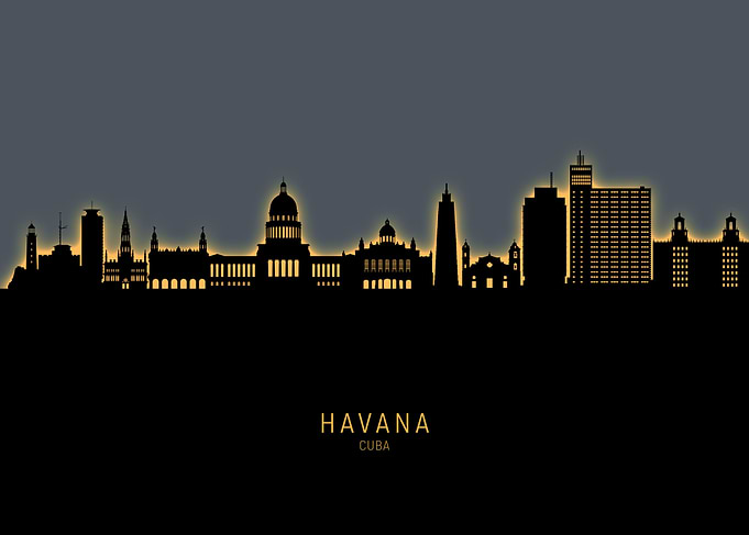 Havana Cuba Skyline