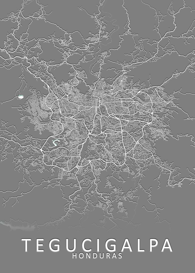 Tegucigalpa Honduras Map
