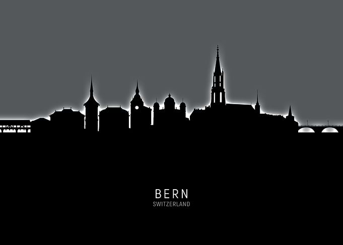 Bern Switzerland Skyline