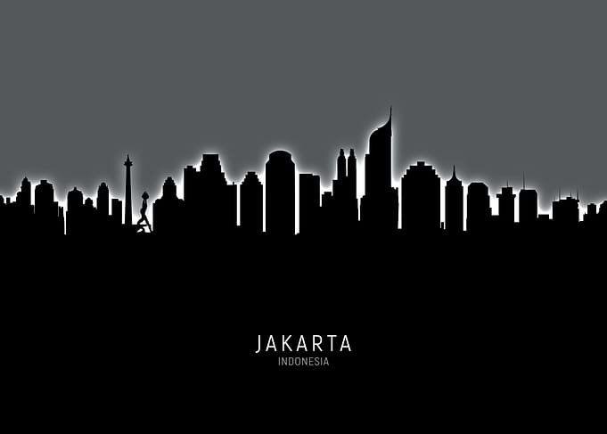 Jakarta Indonesia Skyline