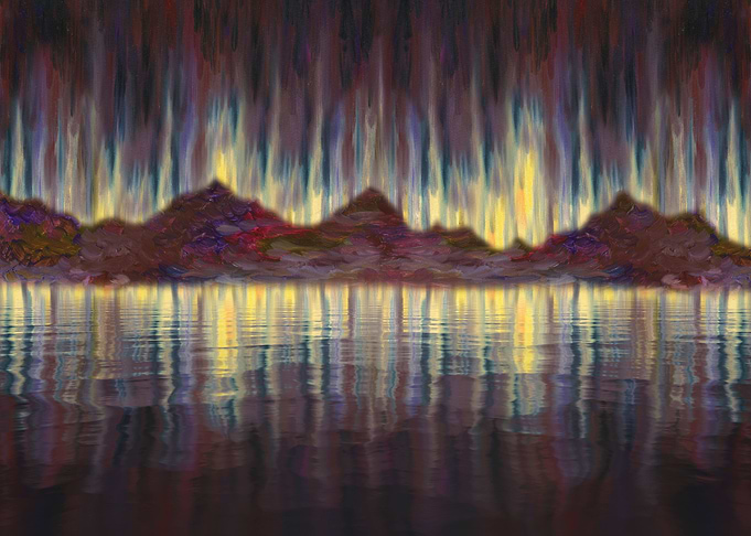 Surreal Night Seascape