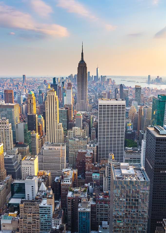 Sunset over Manhattan