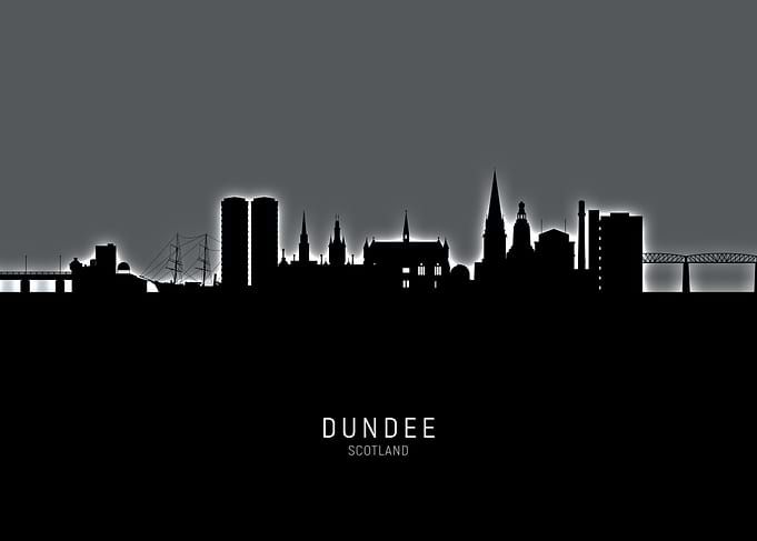 Dundee Scotland Skyline