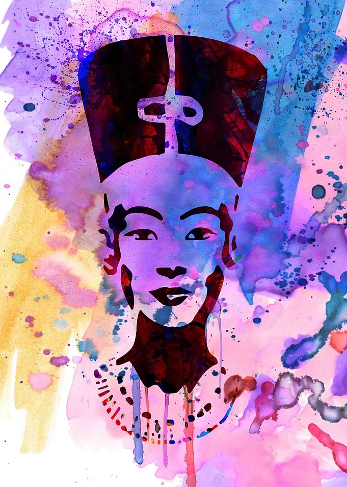 Nefertiti Watercolor