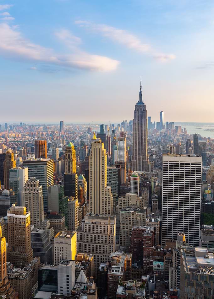 Sunset over Manhattan