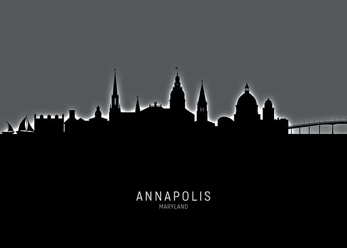 Annapolis Maryland Skyline