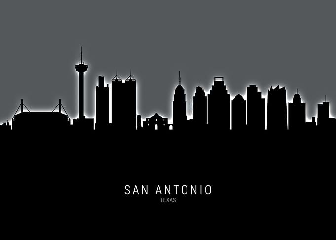 San Antonio Texas Skyline