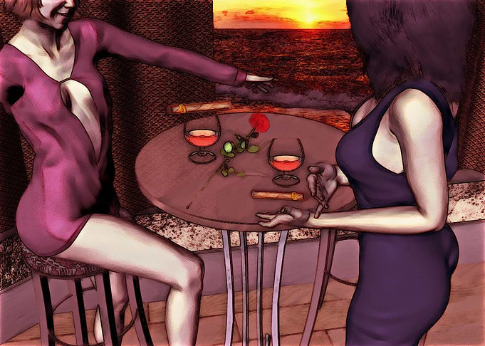 A Ladies And Cognac Night