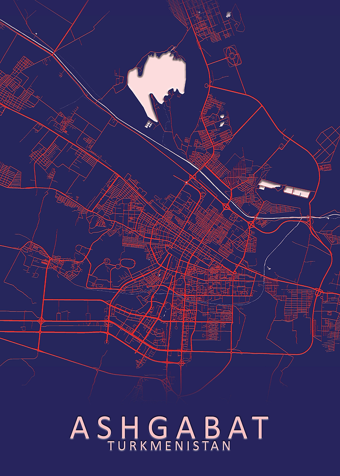 Ashgabat Turkmenistan Map