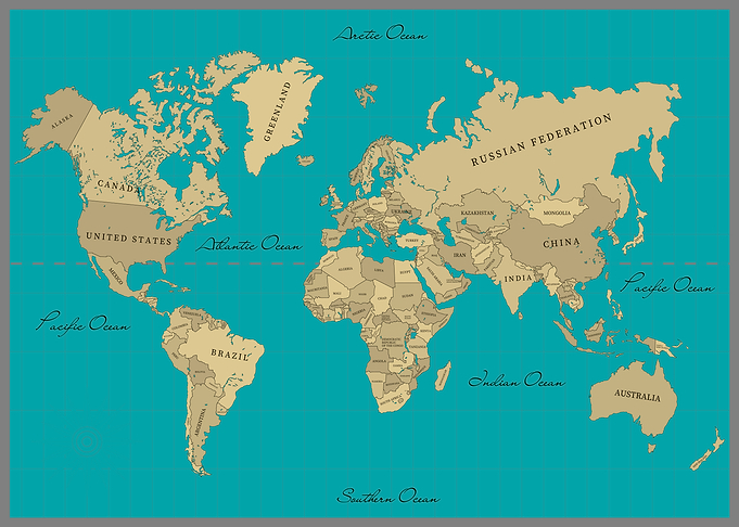 Vintage World Map