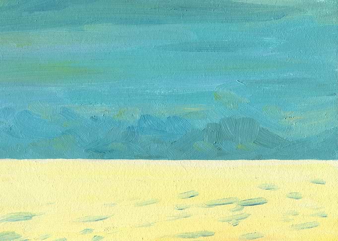 Mininalistic Sea Landscape