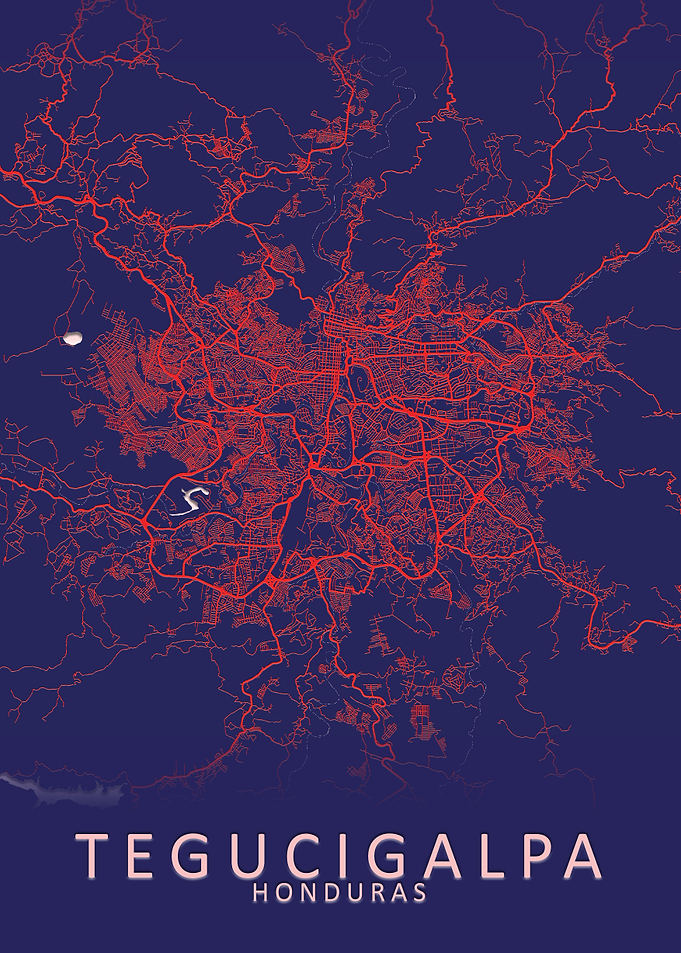 Tegucigalpa Honduras Map