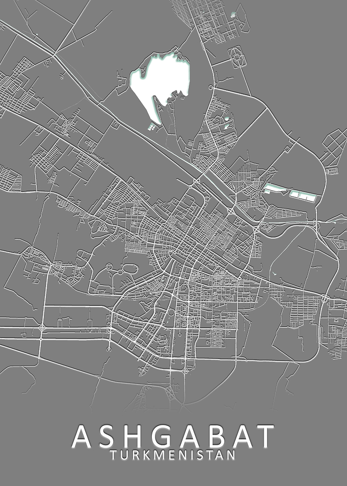 Ashgabat Turkmenistan Map