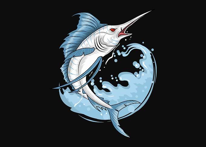 Marlin Fish Jump