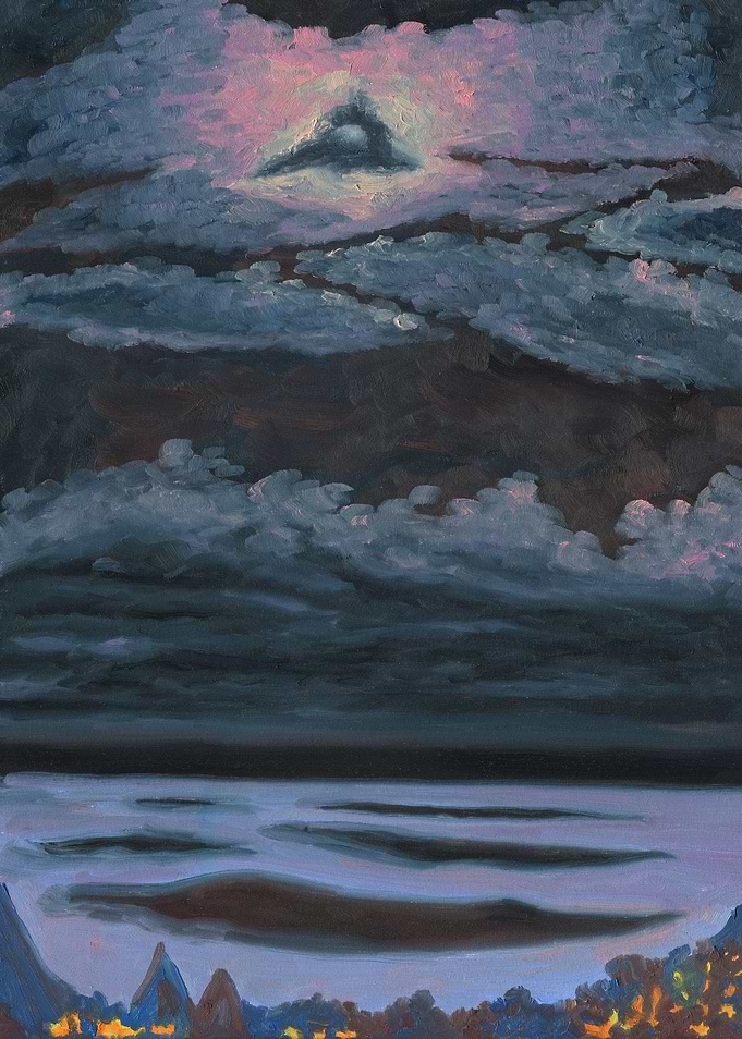 Moonlit Night At Sea