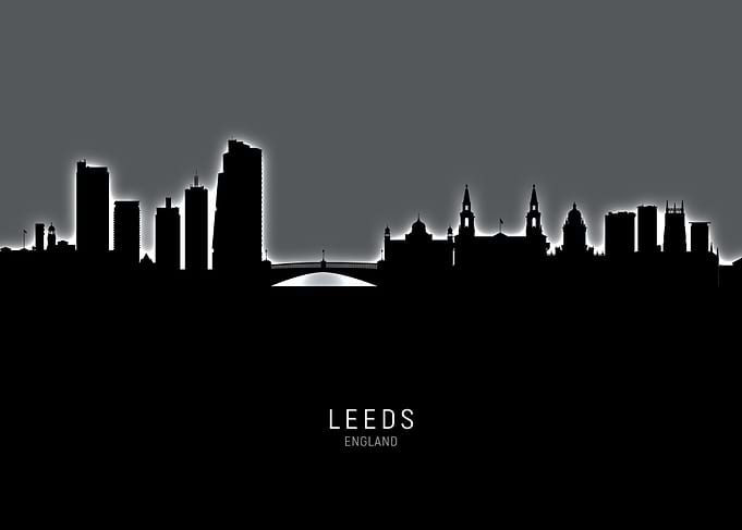 Leeds England Skyline