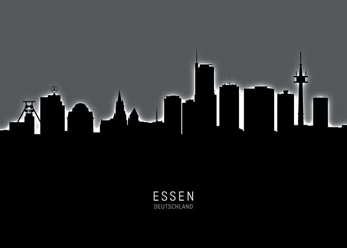 Essen Deutschland Skyline