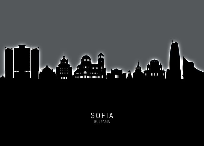 Sofia Bulgaria Skyline