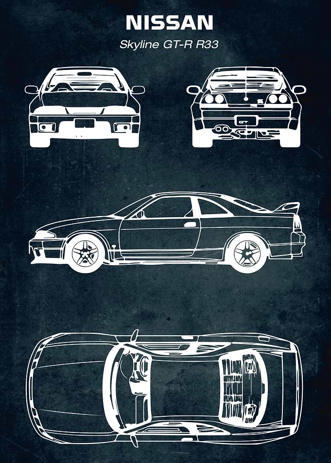 No184 Skyline GTR R33