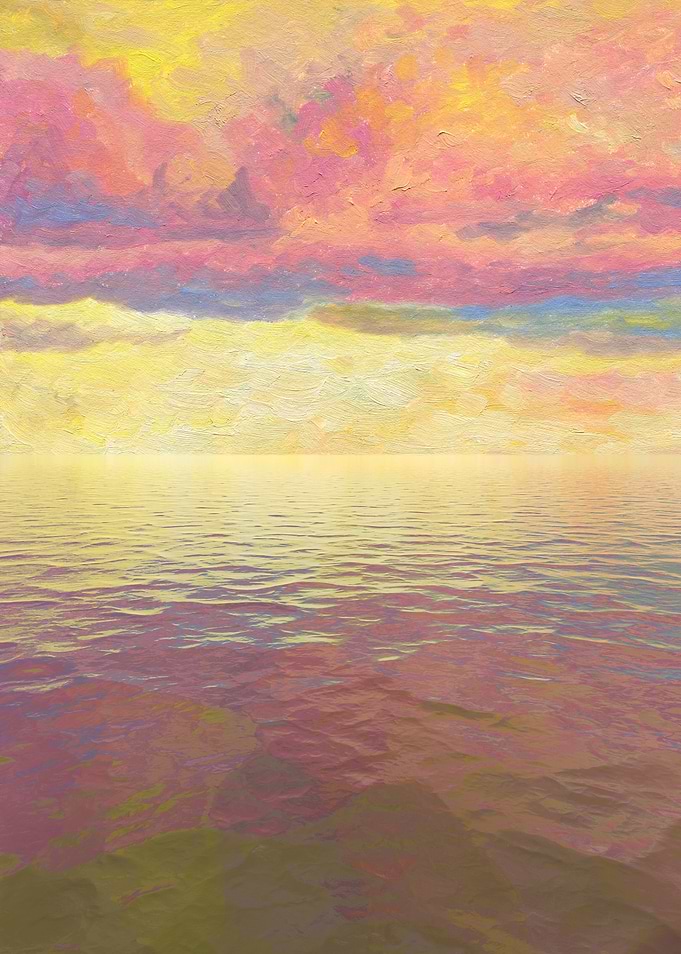 Clouds And Sun At Sea