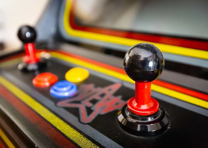 Old coinup joystick