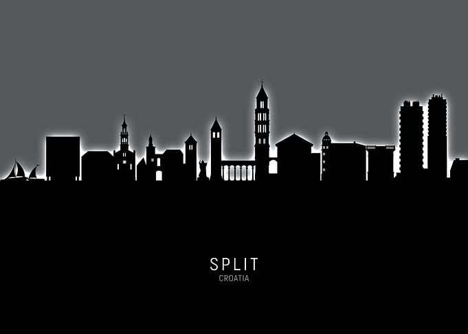 Split Croatia Skyline