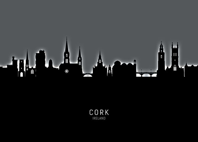 Cork Ireland Skyline