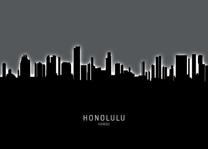 Honolulu Hawaii Skyline