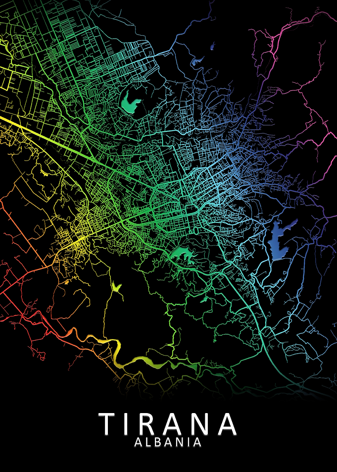Tirana Albania City Map