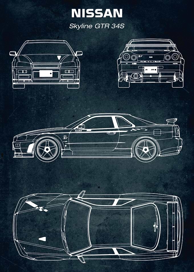 No189 Skyline GTR 34S