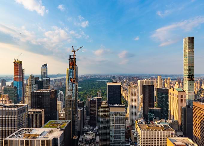 Sunset over Manhattan