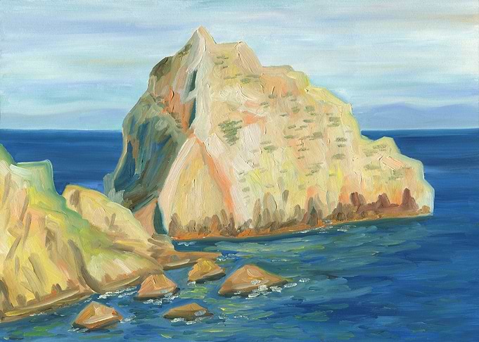 Rock In The Sea