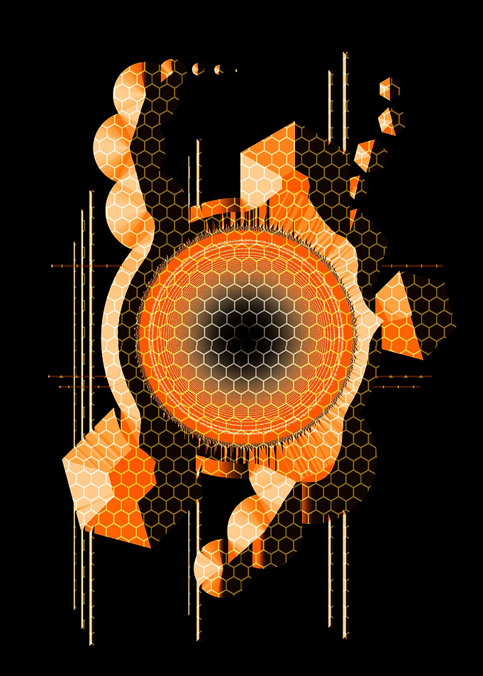 Hexagon Black Hole
