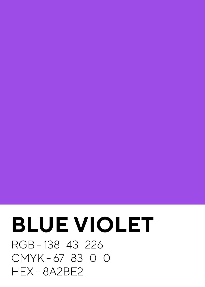 Blue Violet Color