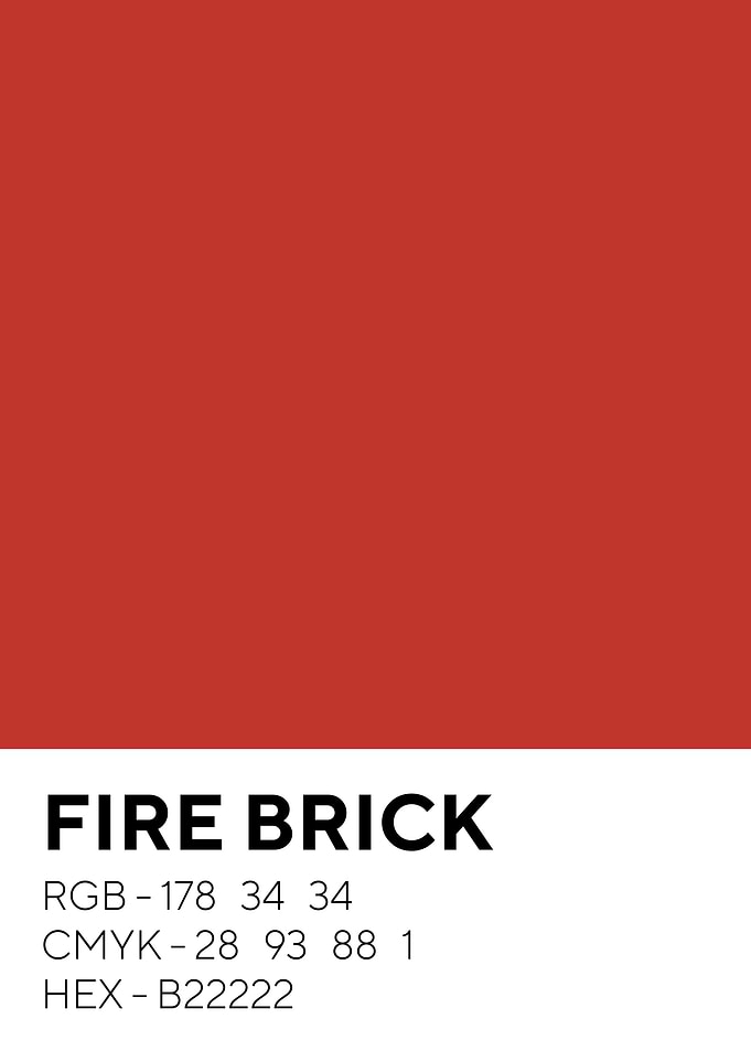 Fire Brick Color