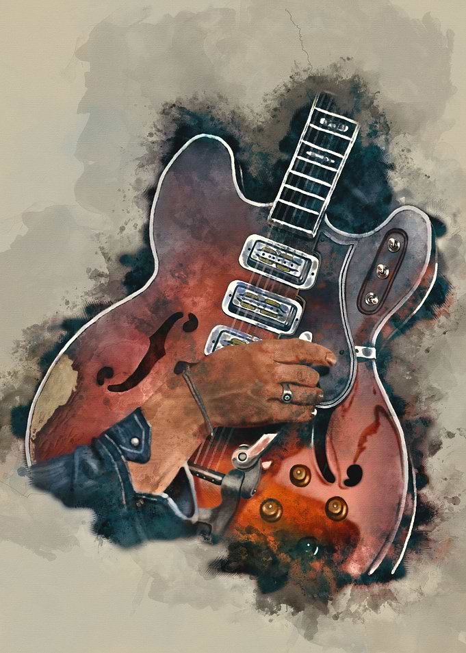 Dan Auerbach's guitar