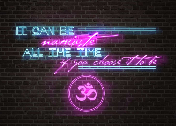 It can be Namaste