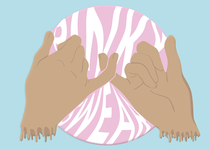 Pinky Swear Vector Art