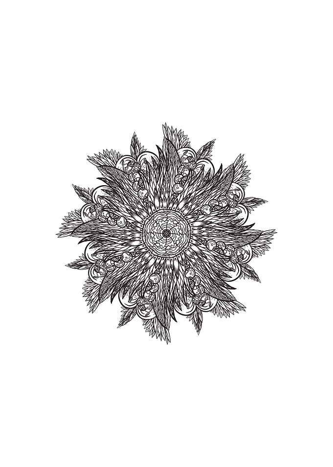 Central Flower
