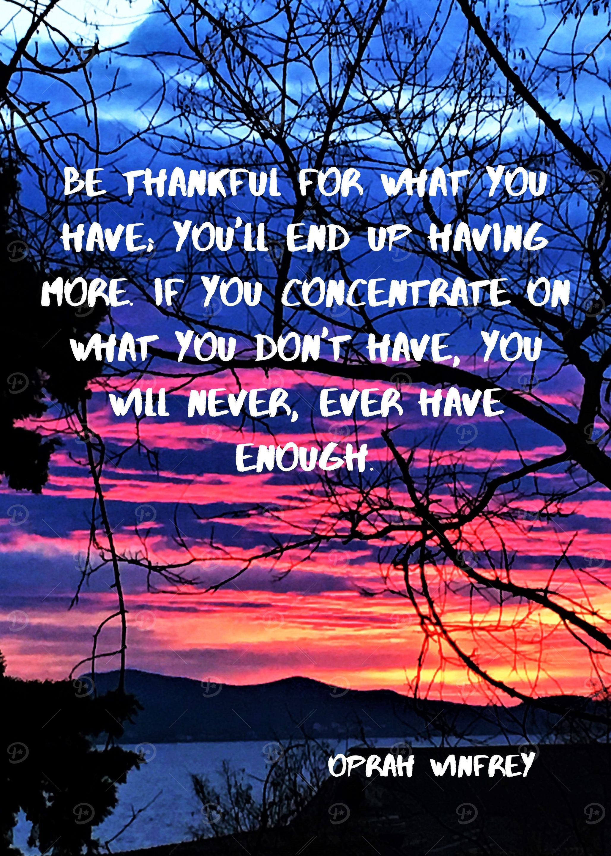 Gratitude By Oprah