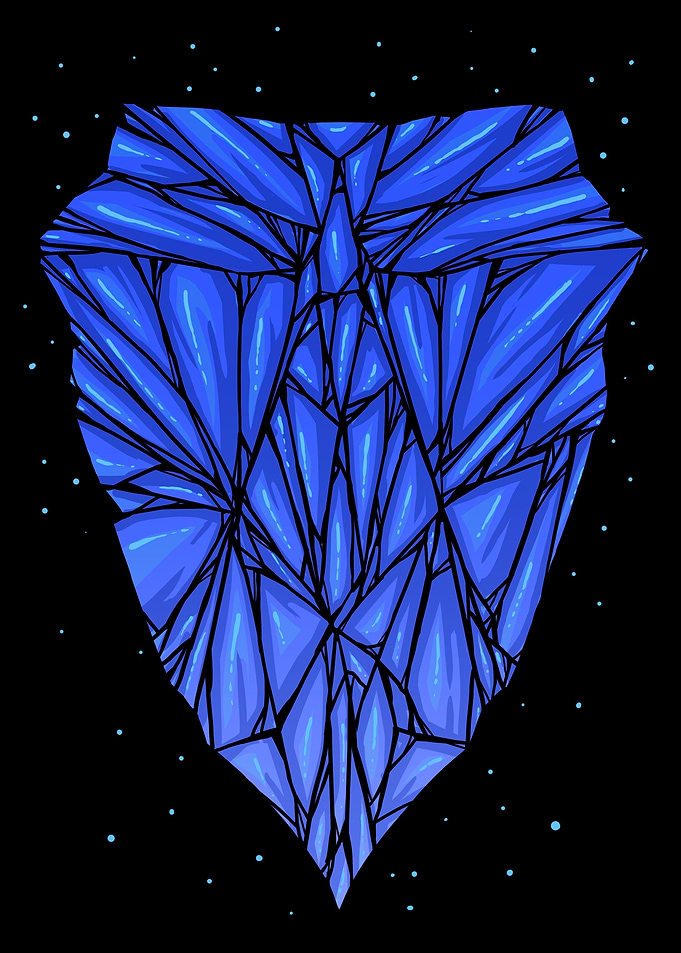 Blue diamond