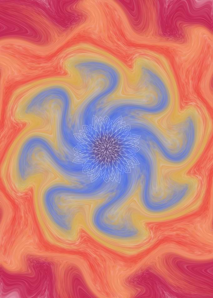 Orange Waves