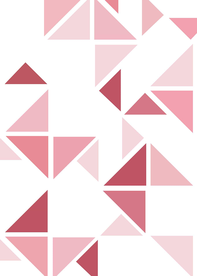 Dark pink triangle